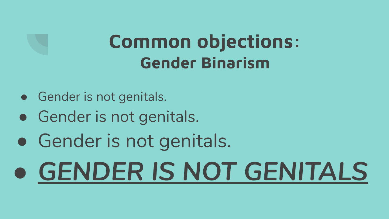 Common Objection: Gender Binarism